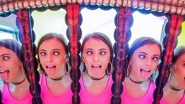 Good-looking brunette Gia Derza fucked in the cowgirl pose on cam