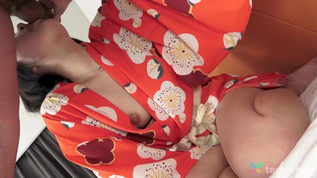 Tenshigao featuring baby's small tits porn