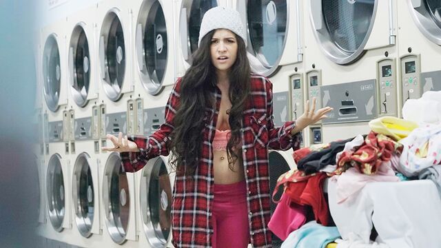 Astonishing brunette with big boobs Annika Eve likes hard fuck