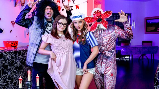 Macy Meadows and Leana Lovings enjoy a stepfam fuck ritual