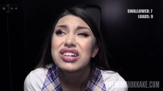 Babe video with lovely Roxy Lips from Premium Bukkake