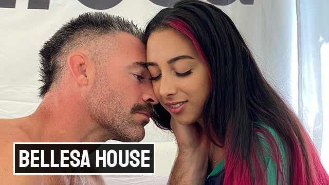 Charles Dera and Kiarra Kai's big cock scene by Bellesa Films
