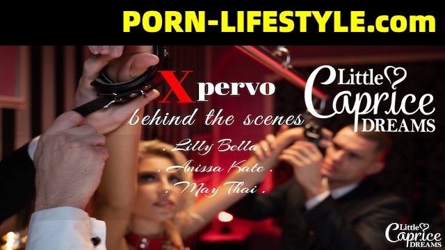 Appealing Anissa and Marcello's on set porn