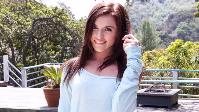 Beautiful brunette Emma Stoned likes fucking with a big penis