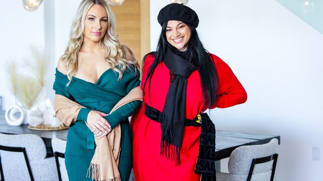 MILFs Mona Azar and Bunny Madison fuck with young men