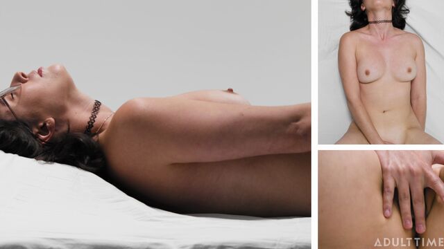 Beautiful solo session with a pretty cute brunette Casey Calvert