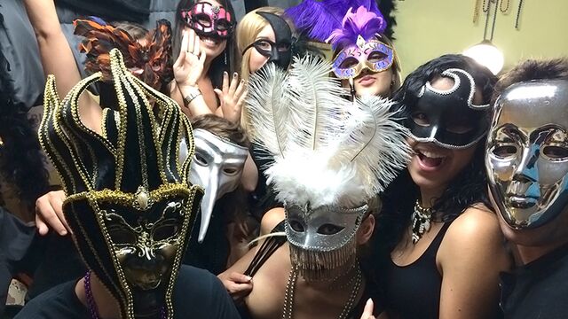 Crazy amateur orgy fuck session with Mila Castro, Sofia and Joe