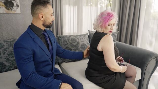 Good babe Vicky A is feeling a long boner deep in her shaved pussy