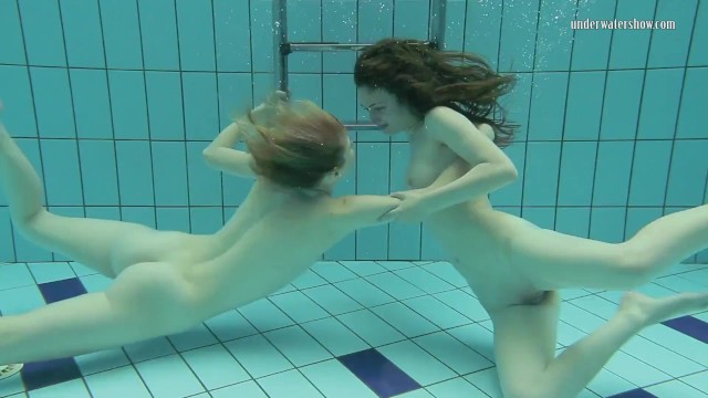 Underwater Show - pool girls dirt