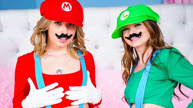 Two good girls Chanel Camryn and Mazy Myers love hard penetration