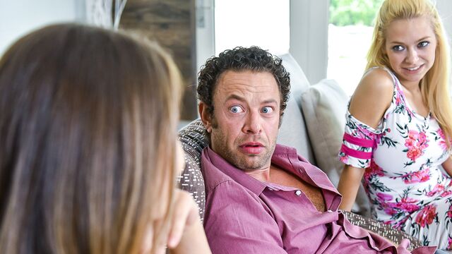 An awesome brunette Honey Blossom likes fucking with a new lover