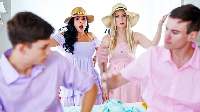 Beautiful FFM fuck session with Sydney Paige and Sandy Love