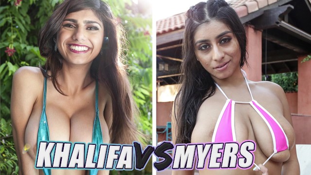 Mia khalifa smut with smiling Mia Khalifa and Violet Myers from Mia Khalifa