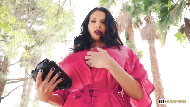 Great-looking busty brunette Missy Martinez gets impaled by a young dick