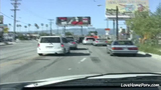 Fine-looking side piece's shaved trailer