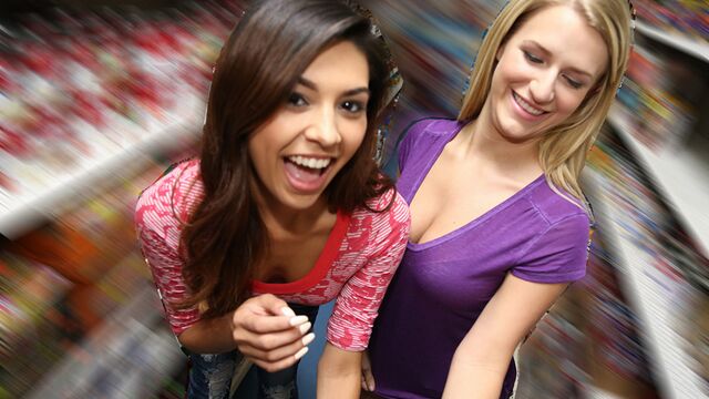 FFM threesome action with two teens Super Sexy and Lucky