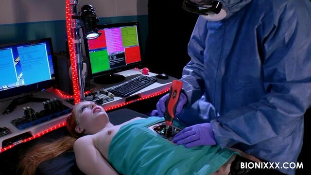 Dude in blue suit fucked a redhead girlfriend Ashley Fires