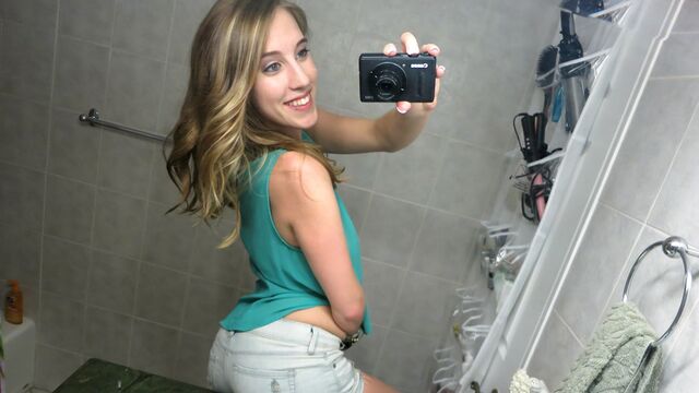 Cutie Cadence Lux gets penetrated from behind by big cock