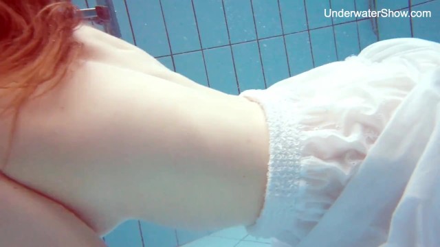 Hottest petite video with prurient bird from Underwater Show