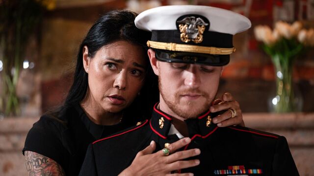 Awesome inked hottie Dana Vespoli jumps on a pretty huge dick