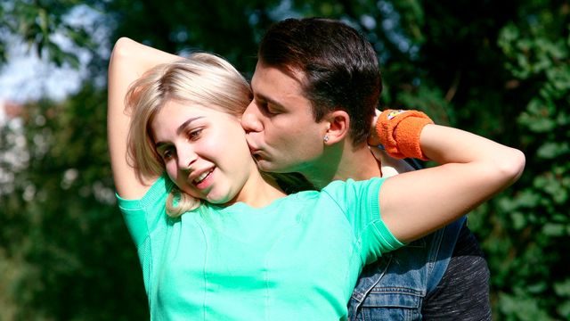 Angelic blonde with small tits Nicole Brix likes good sex