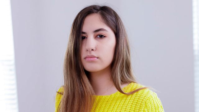 Seductive natural teen Veronica Vella fucked in the cowgirl pose