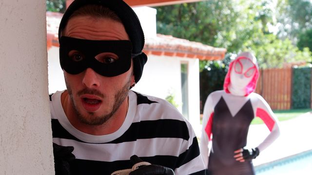 Lovely hottie with small tits Daisy Stone rides on a long shaft