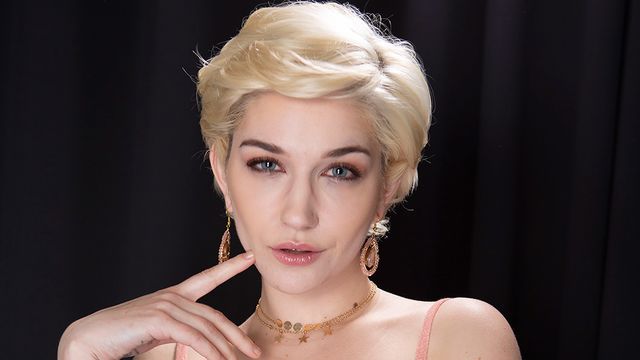 Good-looking blonde teen Skye Blue screwed by her teacher