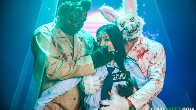 Awesome dick-riding session with a slutty Asian model Asia Lee