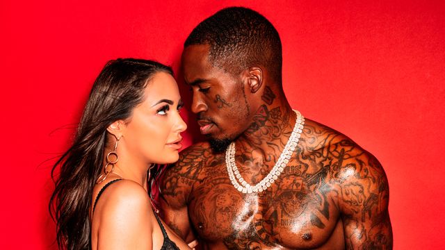 Excellent interracial sex action with a sensual white model Sofi Ryan