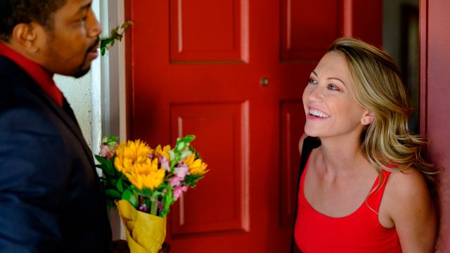 Black cock is a nice gift for a long-legged blonde Adira Allure