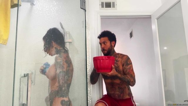 Good-looking busty hottie Joanna Angel screwed by a huge dick