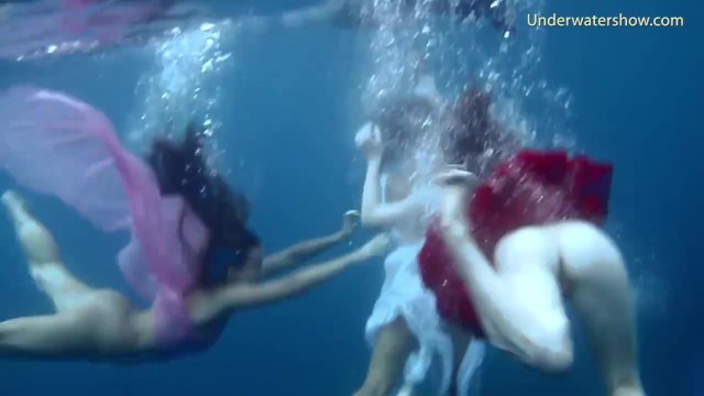 Underwater teen video with magical slag from Underwater Show