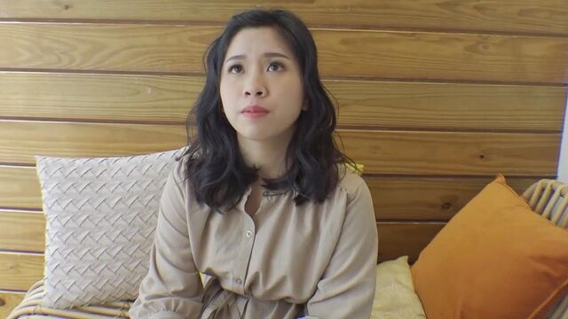 Impressive pound in the bedroom with an Asian model Lin Yan