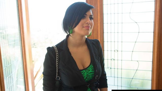 Passionate extremely hot brunette Eva Angelina screwed from behind