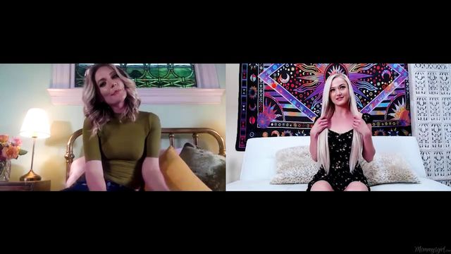 Social distancing policy is not a problem for Mona Wales and Morgan Rain