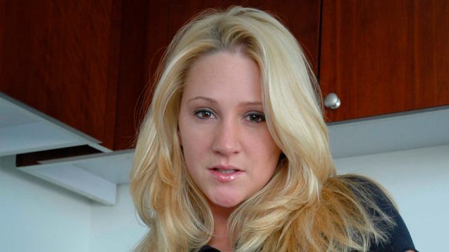 Sex-addicted blonde chick Alexis Malone gets nicely banged from behind