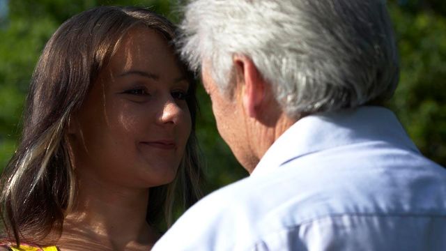 The young VS old porn action with a slender teen Jeydah