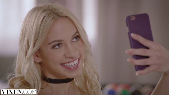 The sexiest FFM session with two blondes Khloe Kapri and Alex Grey