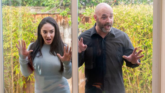 Two hot ladies Lauren Phillips and Jane Wilde VS long penis