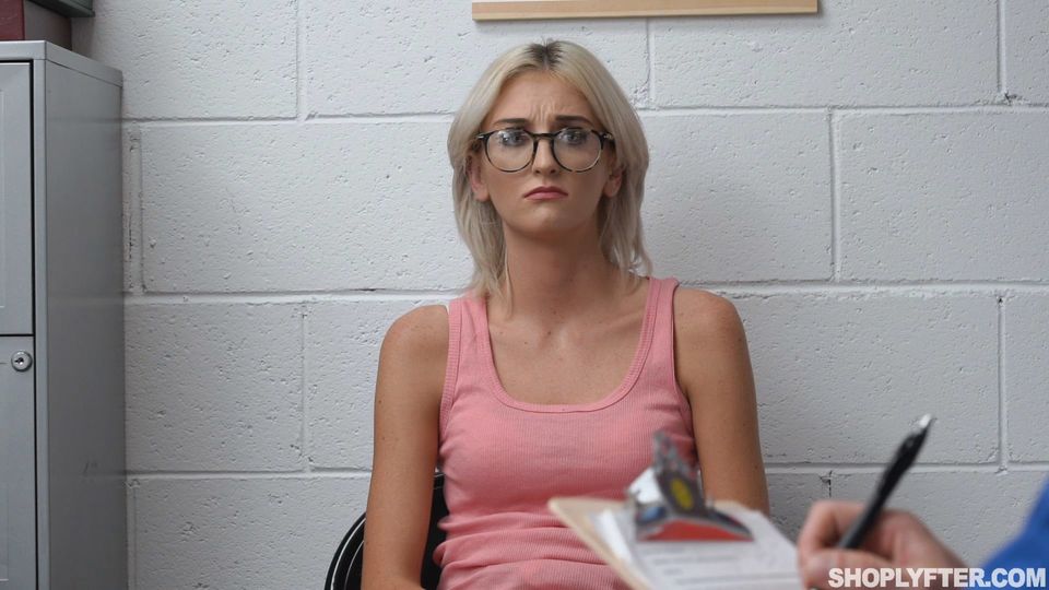 Sexy slim shoplifter Tallie Lorian fucked in the doggy style - OK.PORN