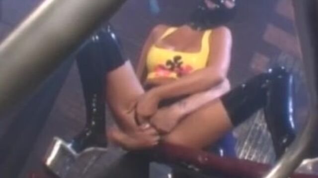 Cindy Crawford's latex scene by Latex Pussycats