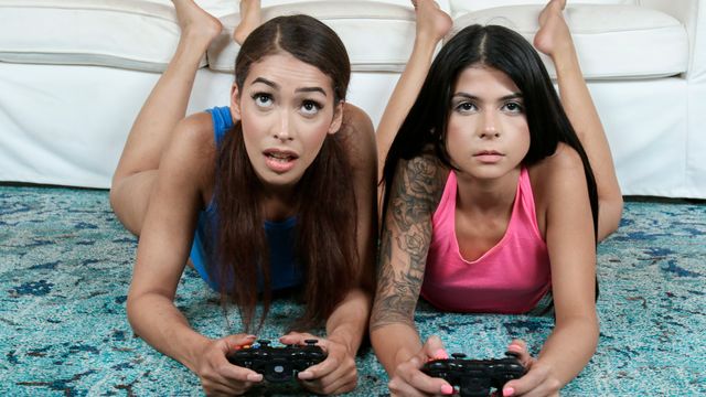 Playful babe Kitty Catherine gets rammed by a huge penis