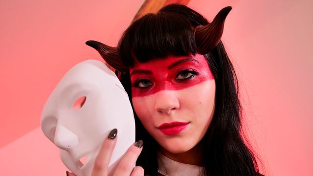 Very hot brunette Charlotte Sartre gets fucked by multiple big dicks