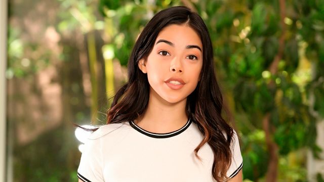 Asian angel with an innocent look Harmony Wonder likes rough sex