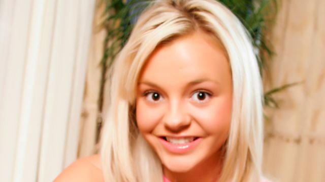 Gorgeous innocent blonde Bree Olson is sucking a nice penis on the knees