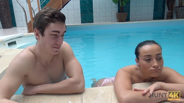 Hunt4k featuring squeeze's brunette action