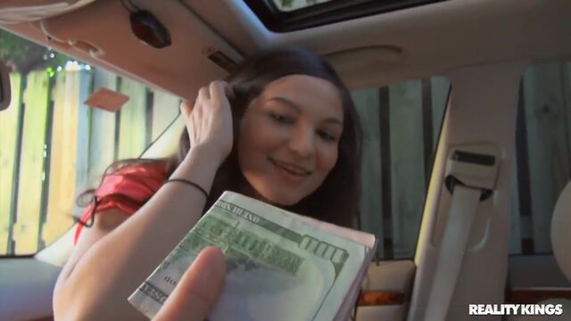 Gorgeous hottie Nina Turk is enjoying intensive sex so much in POV