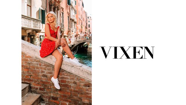 Cute-looking blonde hottie Lika Star rides on a long penis like a pro