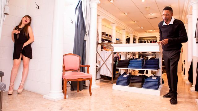 Black boy with a giant dick fucked a miniature white angel Luna Rival